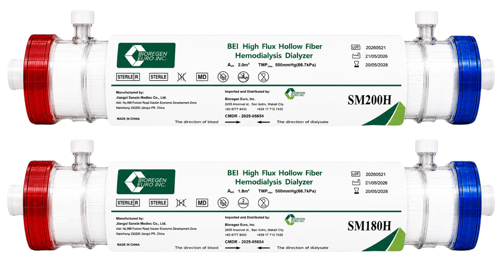 Bioregen High Flux Dialyzer